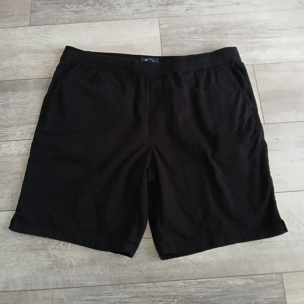Reyn Spooner Mens XL Black Shorts Casual Comfort Lounge Elastic Waist
